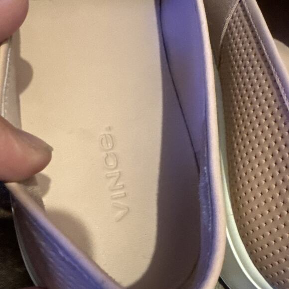 VINCE Blair 5 Perforated Slip-On Sneakers pink women’s size 9M/ 39EU - Picture 11 of 16
